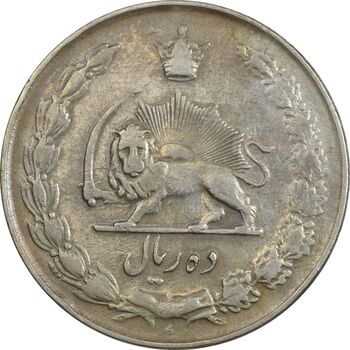 سکه 10 ریال 1335 - EF40 - محمد رضا شاه