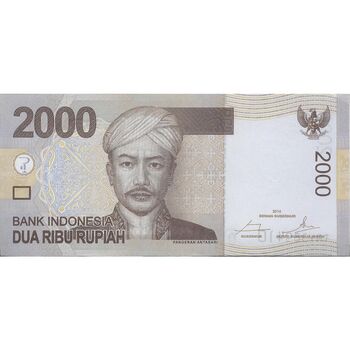 اسکناس 2000 روپیه 2014 جمهوری - تک - UNC63 - اندونزی
