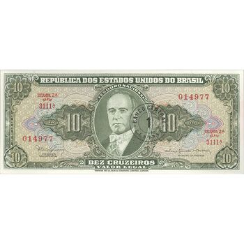 اسکناس 1 سنتاوو بدون تاریخ (1966) جمهوری فدراتیو - تک - UNC63 - برزیل