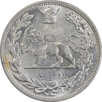 سکه 2000 دینار 1306 تصویری - ضرب هیتون - MS63 - رضا شاه