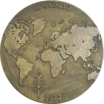 مدال برنز یادبود روز ملی لوئیس دکاموئش 1977 - AU - پرتغال