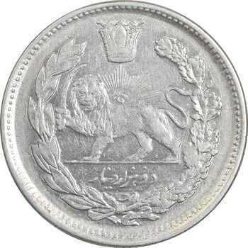 سکه 2000 دینار 1337 تصویری - AU50 - احمد شاه