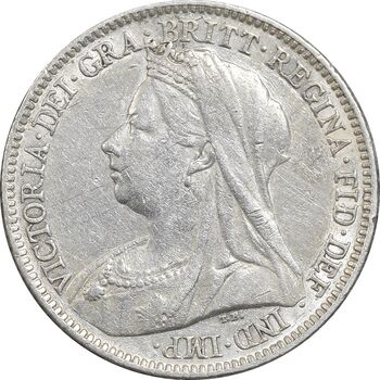 سکه 6 پنس 1898 ویکتوریا - EF40 - انگلستان