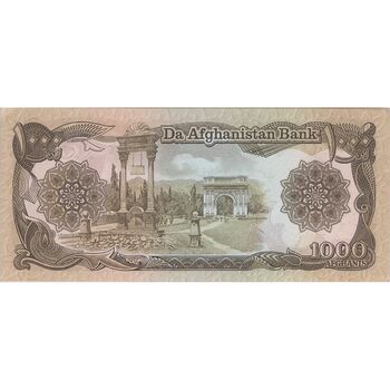 اسکناس 1000 افغانی 1358 جمهوری دموکراتیک - تک - AU - افغانستان