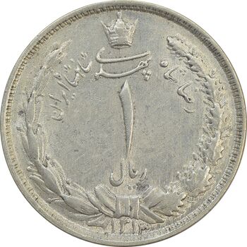 سکه 1 ریال 1313 (3 تاریخ کوچک) - AU58 - رضا شاه