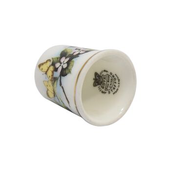 انگشتانه چینی قدیمی طرح میوه و گل  - کد006544