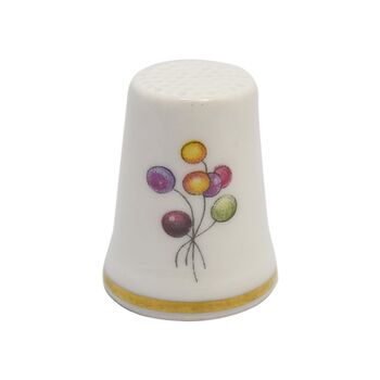انگشتانه چینی قدیمی طرح پیرزن - کد 006580