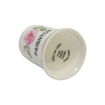 انگشتانه چینی قدیمی طرح گل - کد006553