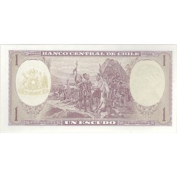 اسکناس 1 اسکودو بدون تاریخ (1970-1973) جمهوری - AIC, JBM - تک - UNC64 - شیلی
