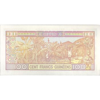 اسکناس 100 فرانک 1998 جمهوری - تک - UNC64 - گینه