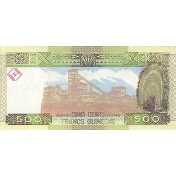 اسکناس 500 فرانک 2006 جمهوری - تک - UNC63 - گینه