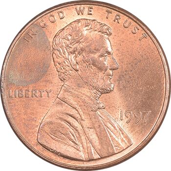 سکه 1 سنت 1997 لینکلن - MS62 - آمریکا
