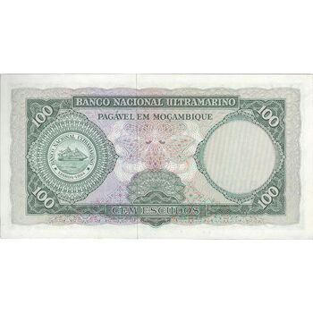 اسکناس 100 اسکودو بدون تاریخ (1976) - جمهوری خلق - تک - UNC63 - موزامبیک