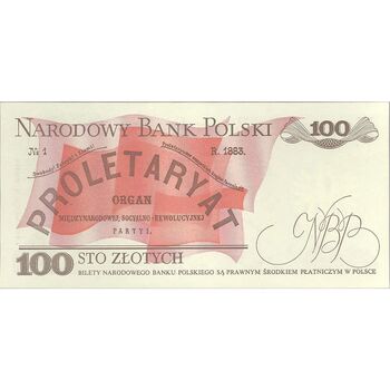 اسکناس 100 زلوتی 1986 جمهوری خلق - تک - UNC64 - لهستان