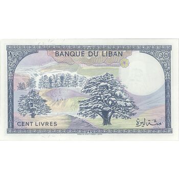 اسکناس 100 لیره 1988 جمهوری - تک - UNC63 - لبنان