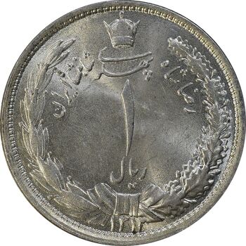 سکه 1 ریال 1313 - MS64 - رضا شاه