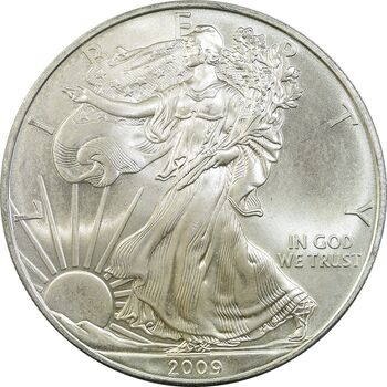 مدال یادبود 1 دلار 2009 عقاب - PF65 - آمریکا