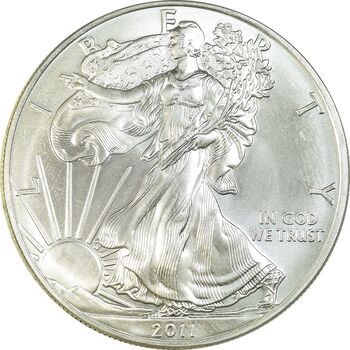 مدال یادبود 1 دلار 2011 عقاب - PF66 - آمریکا