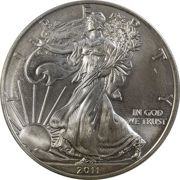 مدال یادبود 1 دلار 2011 عقاب - PF66 - آمریکا