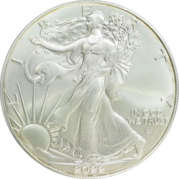 مدال یادبود 1 دلار 2022 عقاب - PF65 - آمریکا