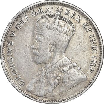 سکه 20 سنت 1912 جرج پنجم - EF45 - نیوفاوندلند