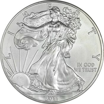 مدال یادبود 1 دلار 2011 عقاب - PF65 - آمریکا