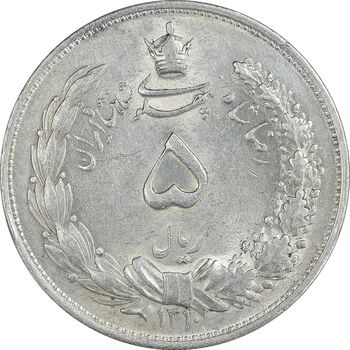 سکه 5 ریال 1310 - MS61 - رضا شاه