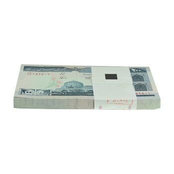 بسته اسکناس 200 ریال (نمازی - نوربخش) فیلیگران امام - شماره بزرگ - UNC - جمهوری اسلامی