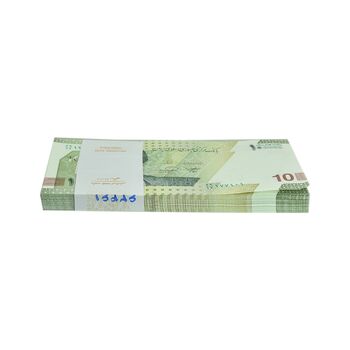 بسته اسکناس 100000 ریال (خاندوزی - فرزین) شماره دو قلو - UNC - جمهوری اسلامی