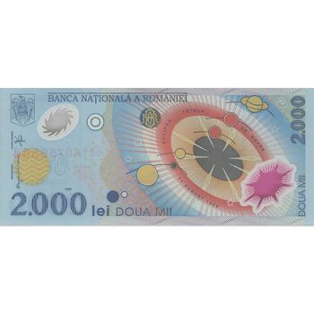 اسکناس 2000 لئو 1999 جمهوری - تک - UNC66 - رومانی