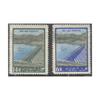 تمبر سد همدان 1342 - محمدرضا شاه
