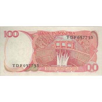 اسکناس 100 روپیه 1984 جمهوری - تک - UNC62 - اندونزی