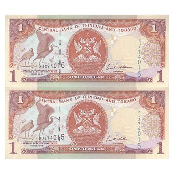 اسکناس 1 دلار 2006 جمهوری - جفت - UNC62 - ترینیداد و توباگو