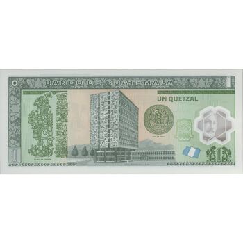 اسکناس 1 گواتزال 2012 جمهوری - تک - UNC66 - گواتمالا