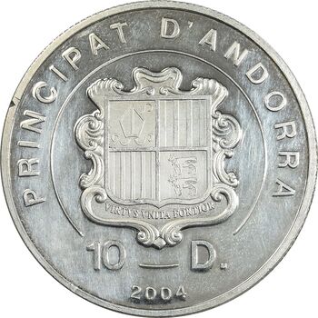 مدال یادبود پاپ ژان پل دوم 2004 - PF62 - آندورا
