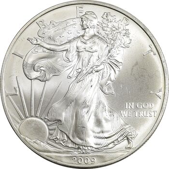 مدال یادبود 1 دلار 2009 عقاب - PF63 - آمریکا