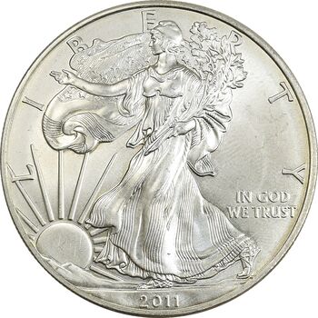 مدال یادبود 1 دلار 2011 عقاب - PF64 - آمریکا