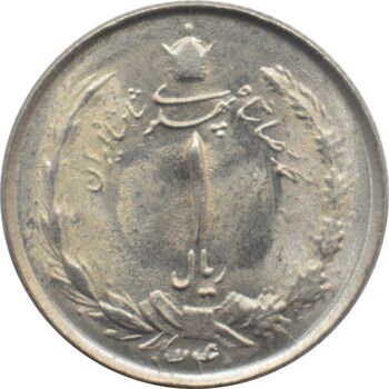 سکه 1 ریال دو تاج 1340 محمد رضا شاه پهلوی