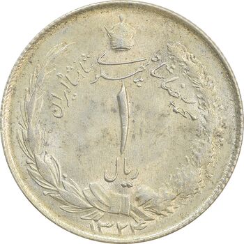 سکه 1 ریال 1324 - MS65 - محمد رضا شاه