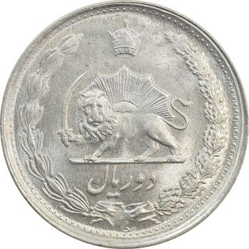 سکه 2 ریال 1340 - MS65 - محمد رضا شاه