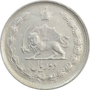سکه 2 ریال 1340 - EF45 - محمد رضا شاه