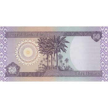 اسکناس 50 دینار 2003 جمهوری - تک - UNC64 - عراق