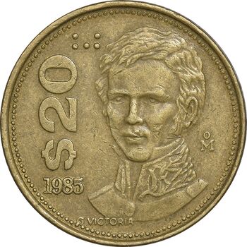 سکه 20 پزو 1985 ایالات متحده - EF45 - مکزیک