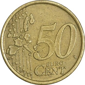 سکه 50 یورو سنت 2002 جمهوری - EF45 - ایتالیا