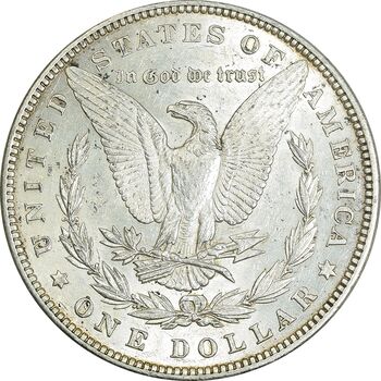 سکه یک دلار 1882 مورگان - MS61 - آمریکا