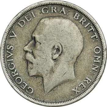 سکه 1/2 کرون 1920 جرج پنجم - VF25 - انگلستان