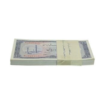 بسته اسکناس 10 ریال 1333 - UNC - محمد رضا شاه
