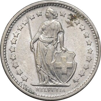 سکه 1/2 فرانک 1974 دولت فدرال - EF45 - سوئیس