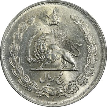 سکه 5 ریال 1310 - MS62 - رضا شاه