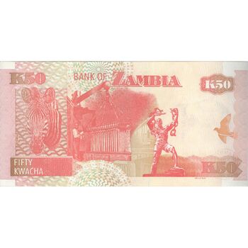 اسکناس 50 کواچا 2009 جمهوری - تک - AU - زامبیا